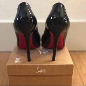 Black Christian Louboutin Pigalle 100 39.5 9.5